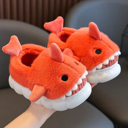 Padded Non-Slip Shark Slippers for Children and Kids multivariant