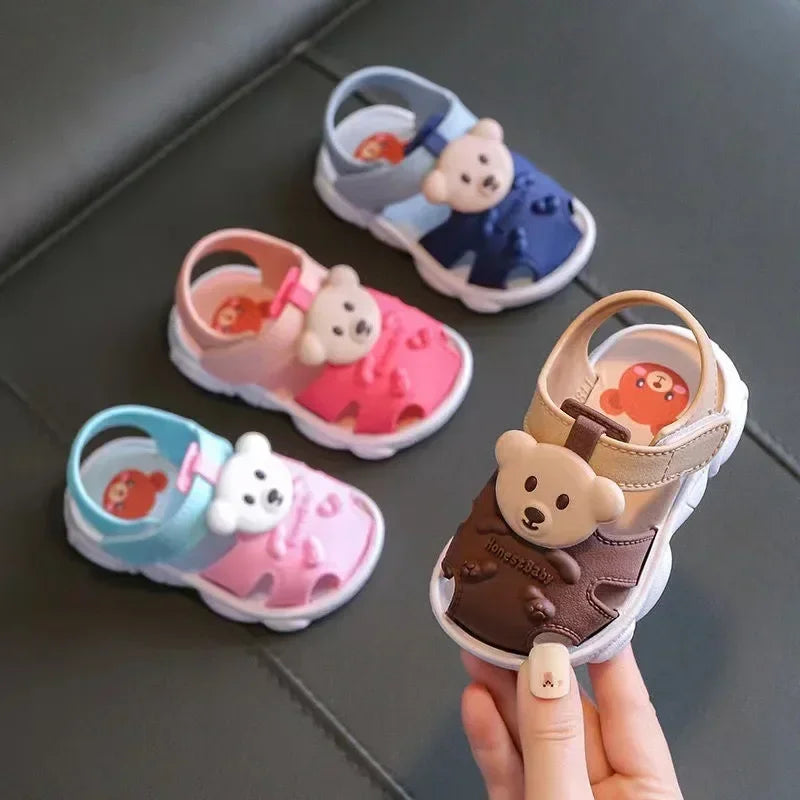 First Steps Sandals 3D Bear for Children Multivariant-3