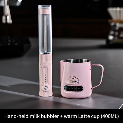 Electric Milk Frother, Wireless Handheld Blender