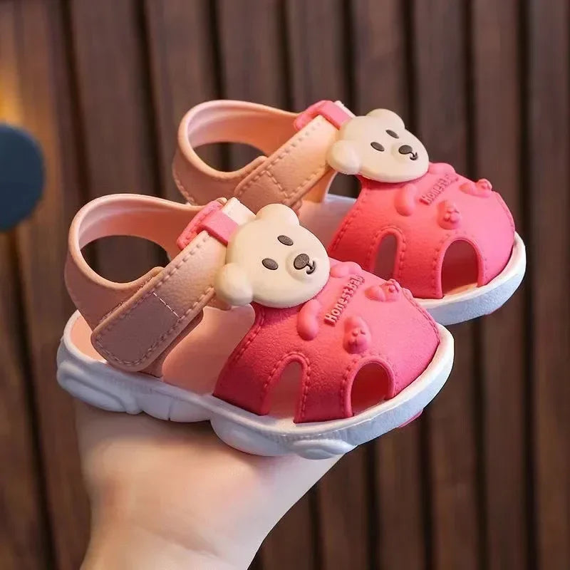 First Steps Sandals 3D Bear for Children Multivariant-5