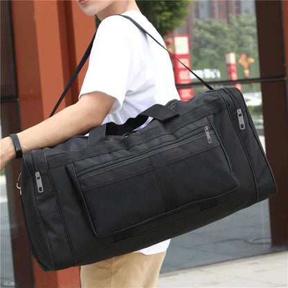 NNEOBA Nylon Travel Handbag Luggage Storage Bag Black