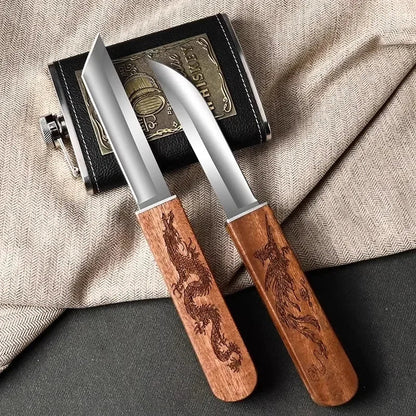 Dragon & Phoenix Double Knife – High-Hardness Tactical & Camping Knife Set