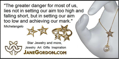 Stars Ring-18K gold with diamonds