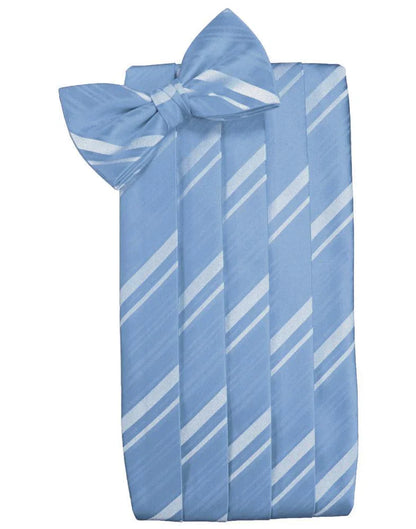 Kids Striped Satin Cummerbund-16