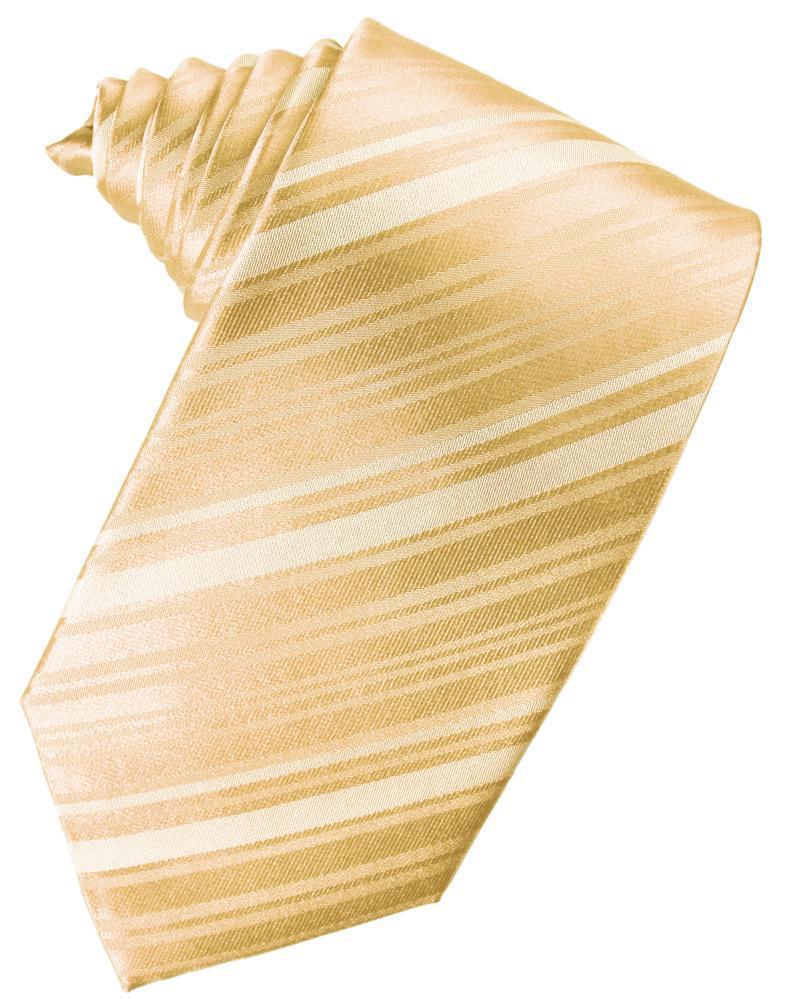 Striped Satin Necktie Self Tie-22