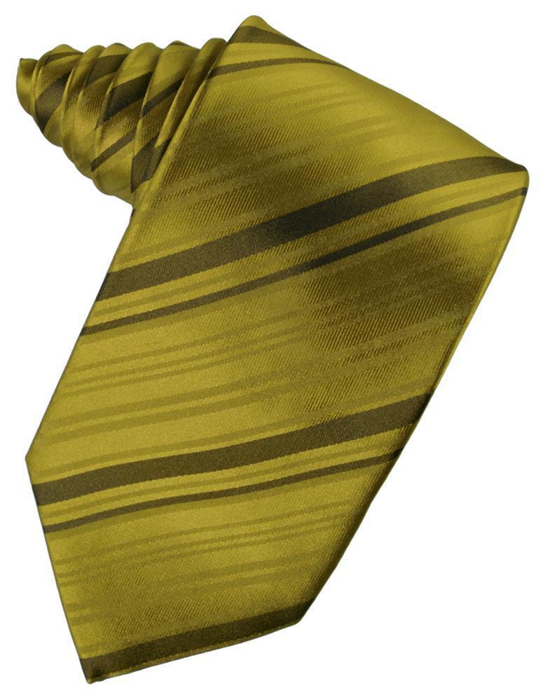 Striped Satin Necktie Self Tie-39