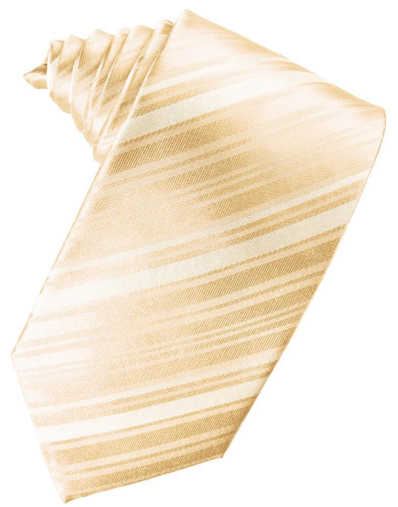 Striped Satin Necktie Self Tie-41