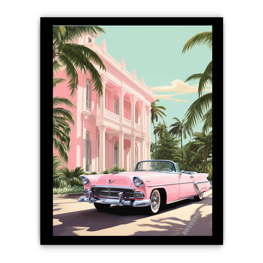 My Vintage Car Canvas Art Print