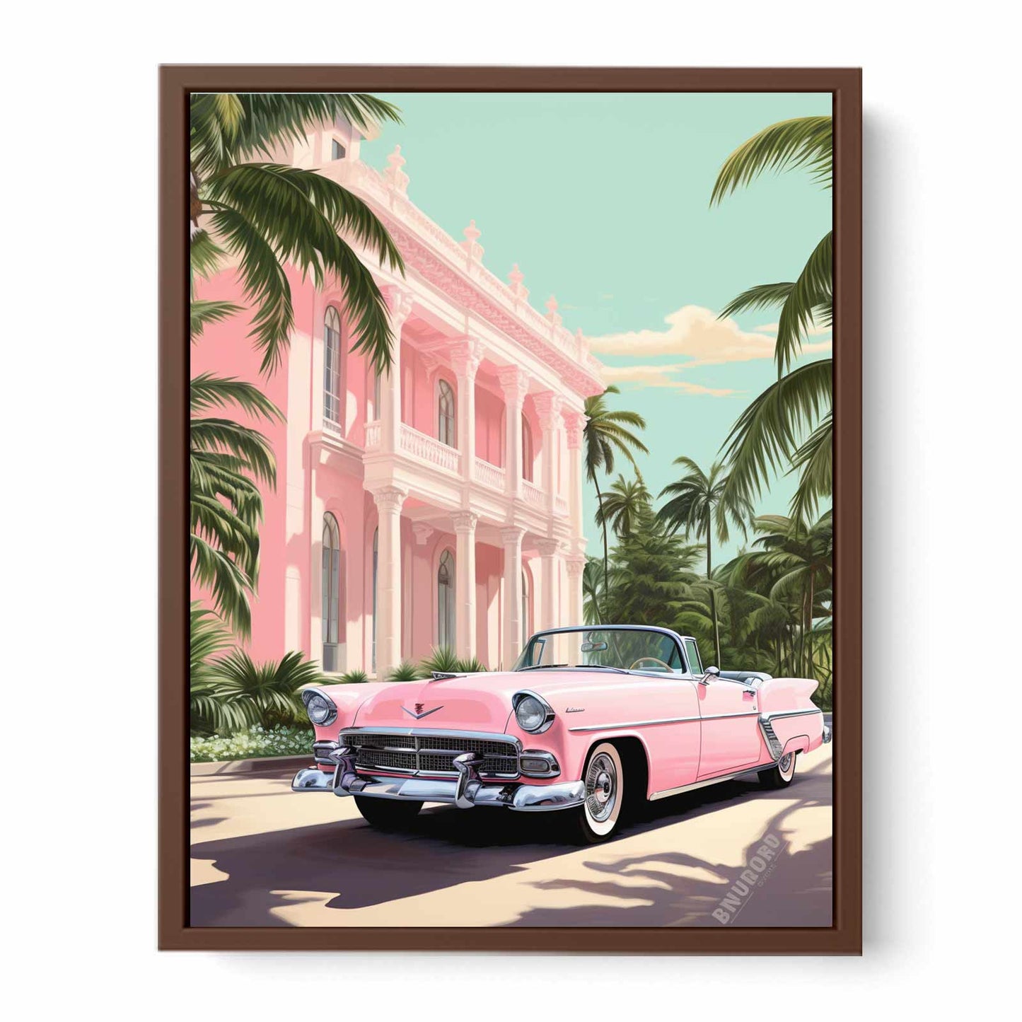 My Vintage Car Canvas Art Print