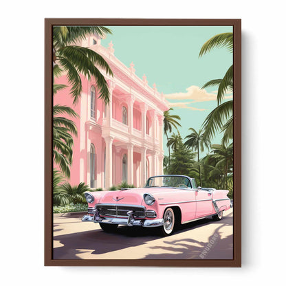My Vintage Car Canvas Art Print
