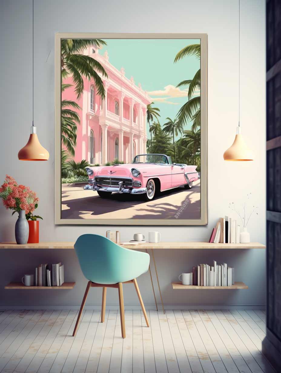 My Vintage Car Canvas Art Print