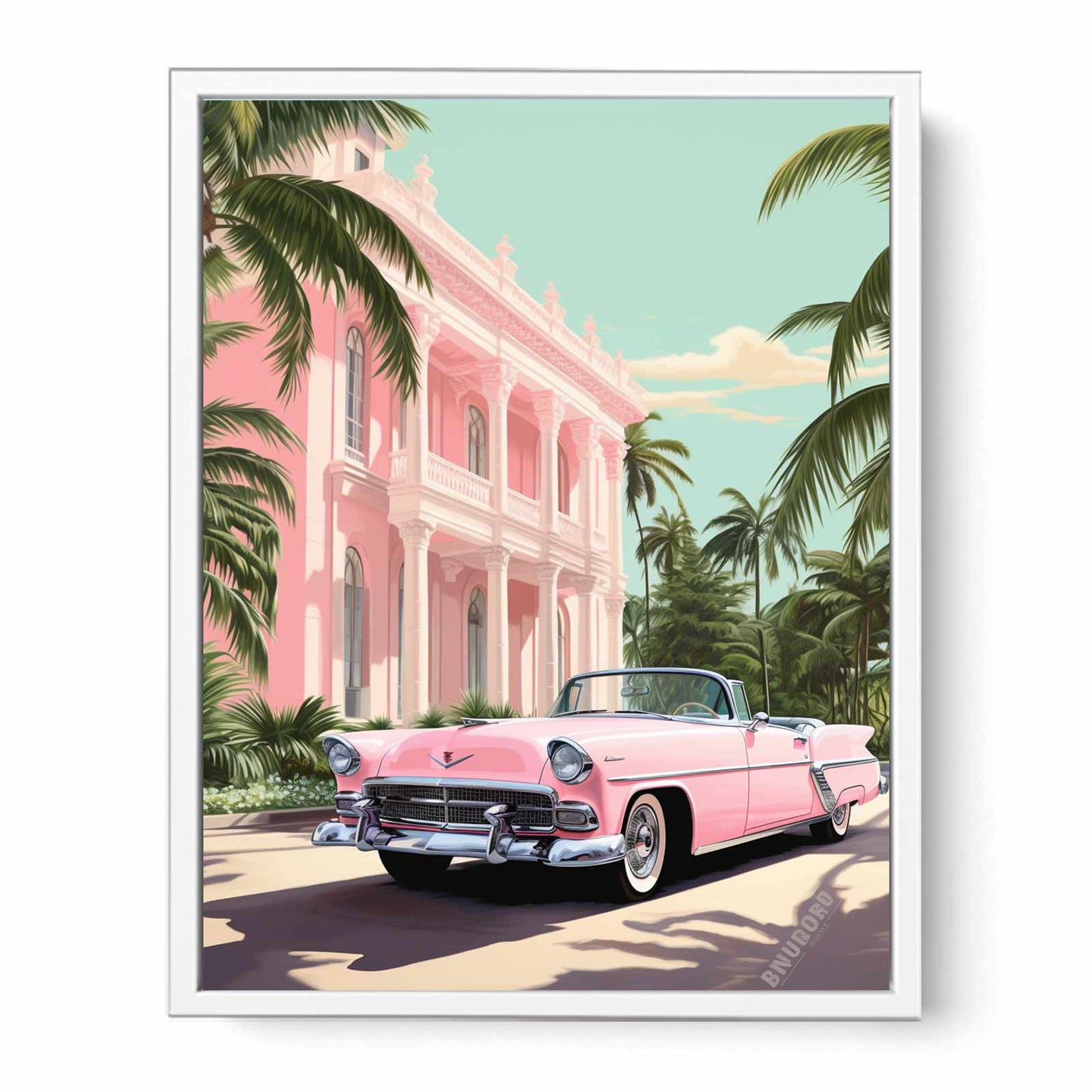 My Vintage Car Canvas Art Print