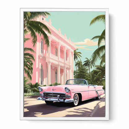 My Vintage Car Canvas Art Print