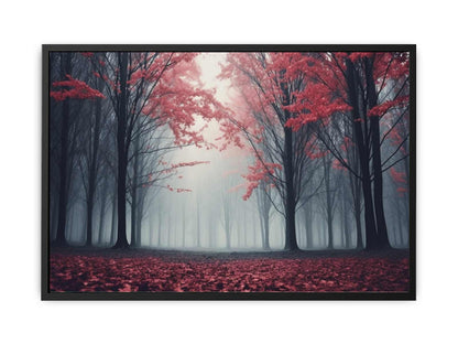 Scarlet Forest Canvas Art Print