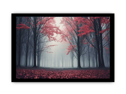 Scarlet Forest Canvas Art Print