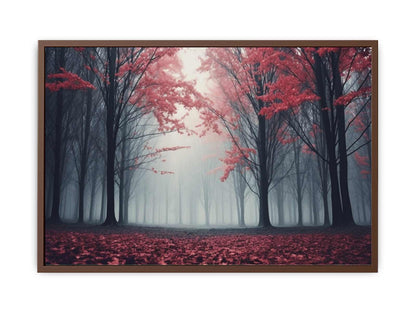 Scarlet Forest Canvas Art Print