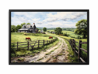Country Artwork Canvas Art Print