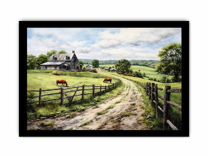 Country Artwork Canvas Art Print