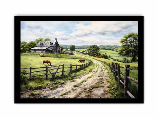 Country Artwork Canvas Art Print