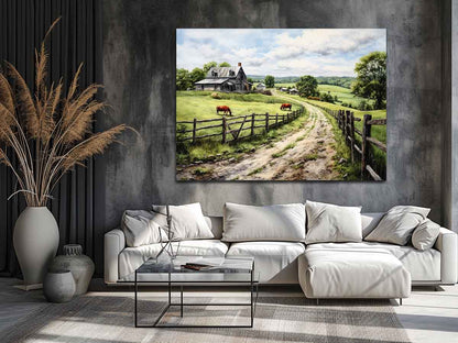 Country Artwork Canvas Art Print