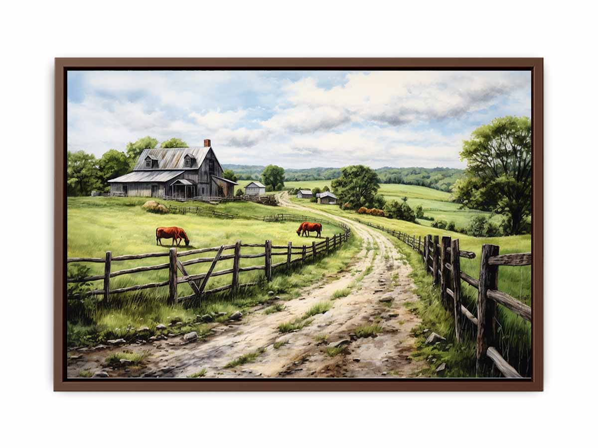 Country Artwork Canvas Art Print