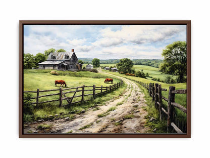Country Artwork Canvas Art Print