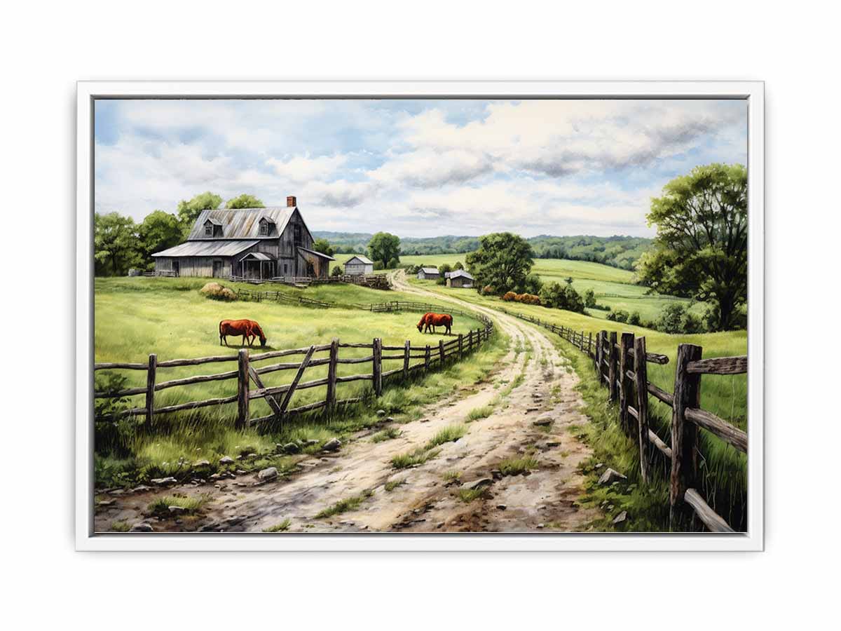 Country Artwork Canvas Art Print
