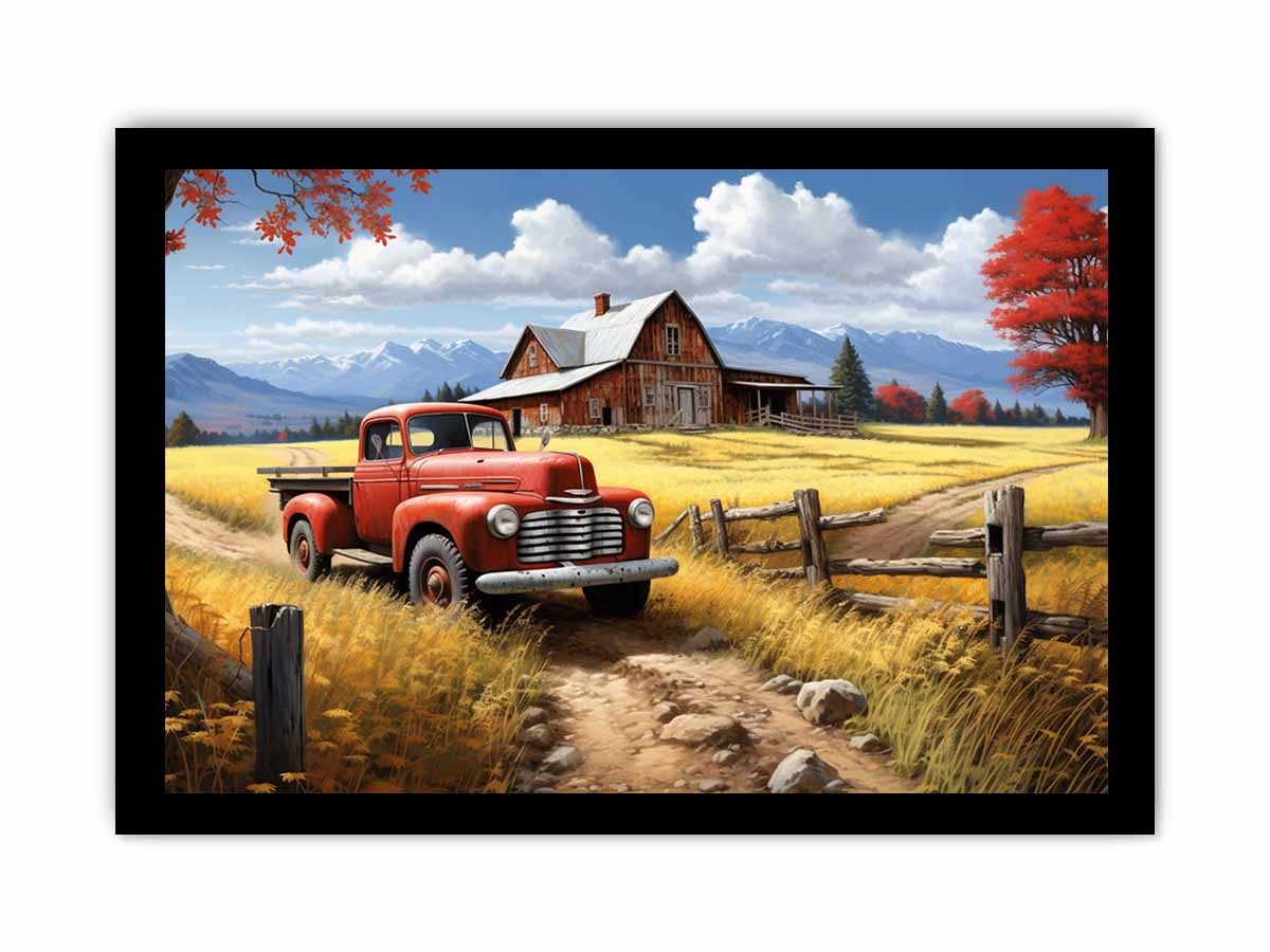 Country Side Artwork Painting Print