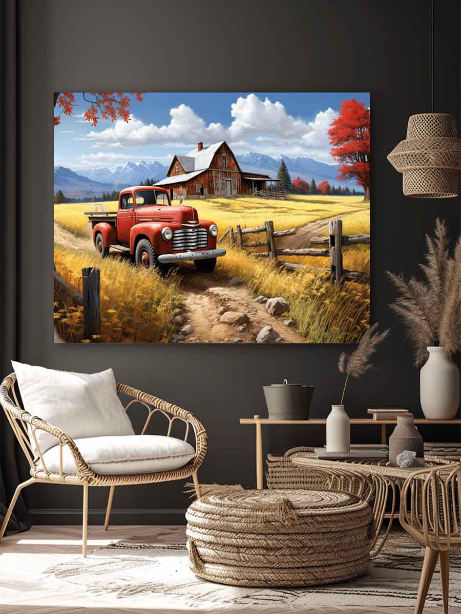Country Side Artwork Painting Print