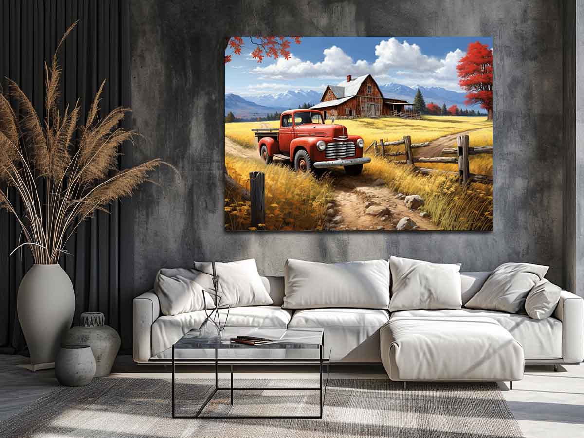 Country Side Artwork Painting Print