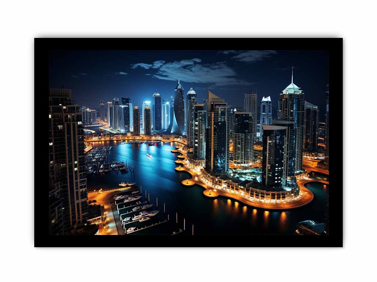 Dubai Artwork Canvas Art Print
