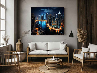 Dubai Artwork Canvas Art Print