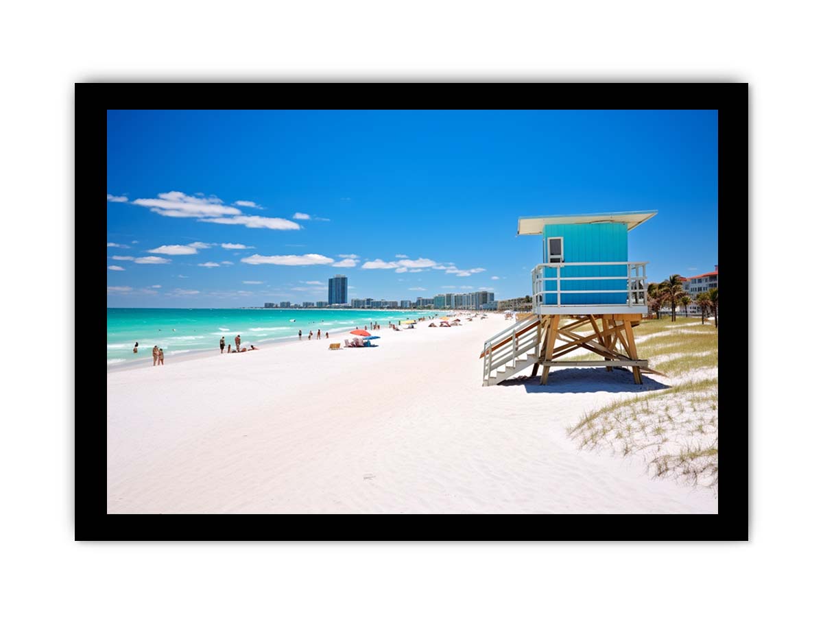 Florida Beach Art Canvas Photography painting