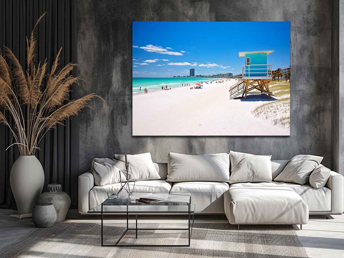 Florida Beach Art Canvas Photography painting