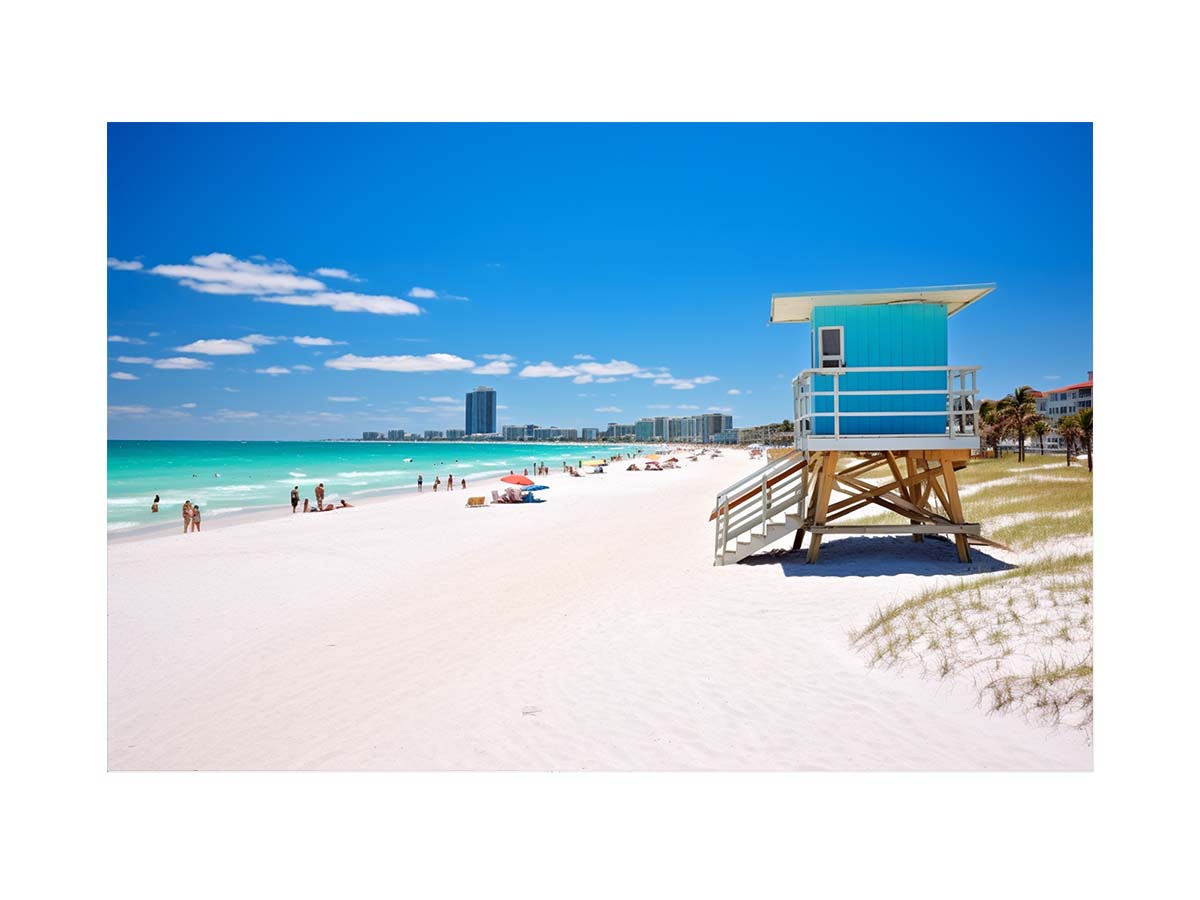 Florida Beach Art Canvas Photography painting