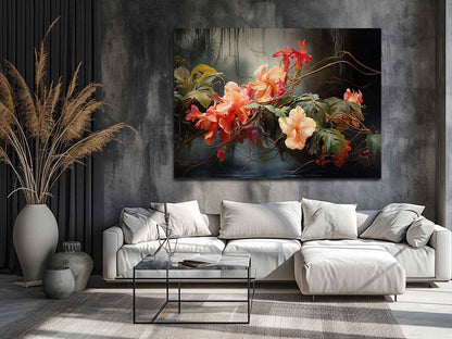 Flower Botanical Art Canvas Art Print