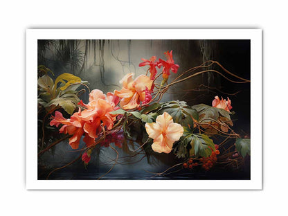 Flower Botanical Art Canvas Art Print