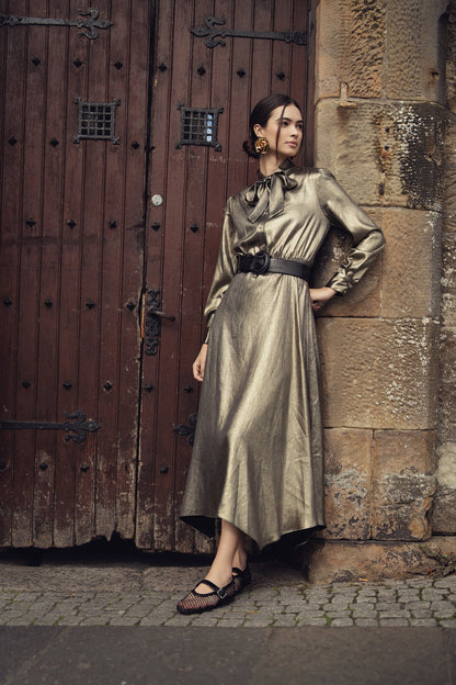 Emma Dress-Gold