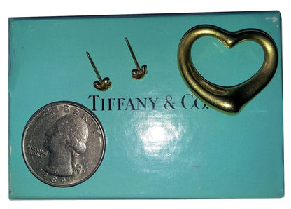 Else Peretti Open Heart Pendant from Tiffany & Co. 18K Gold