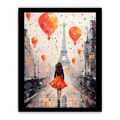 Modern Girl Legs Tower Art Canvas Art Print