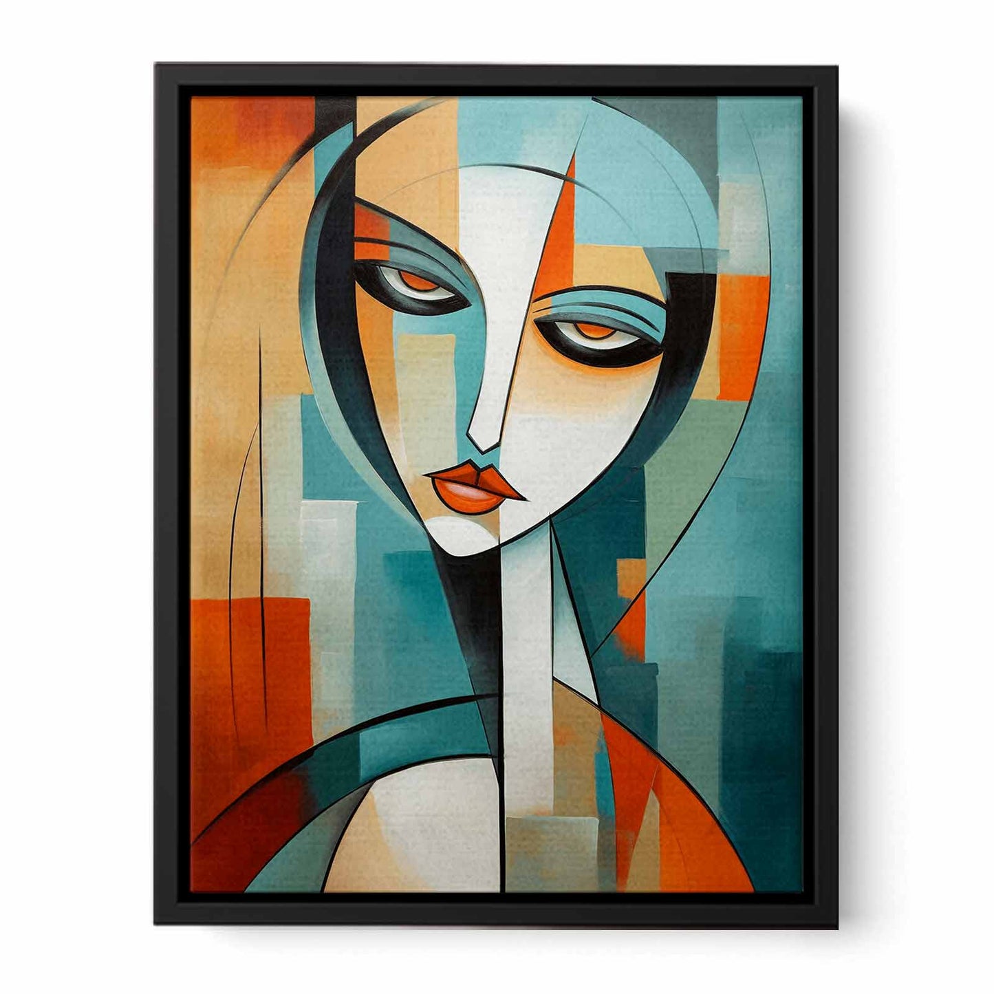 Modern Art Woman Canvas Art Print