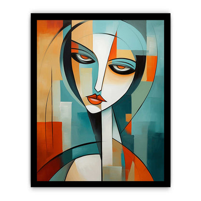 Modern Art Woman Canvas Art Print