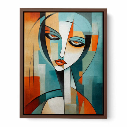Modern Art Woman Canvas Art Print