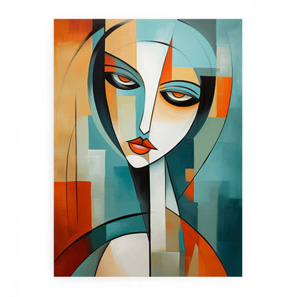 Modern Art Woman Canvas Art Print