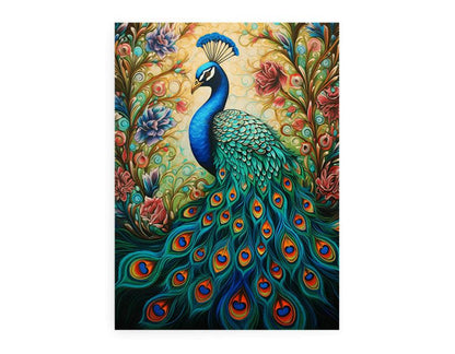 Peacock Modern Art Canvas Artwork