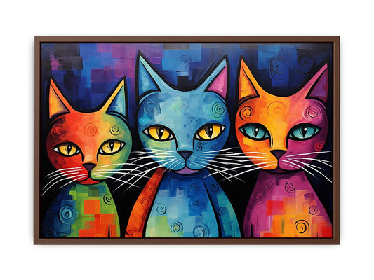 Cats Canvas Painting Artwork