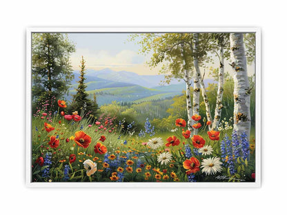 Landscape Flowers Painting