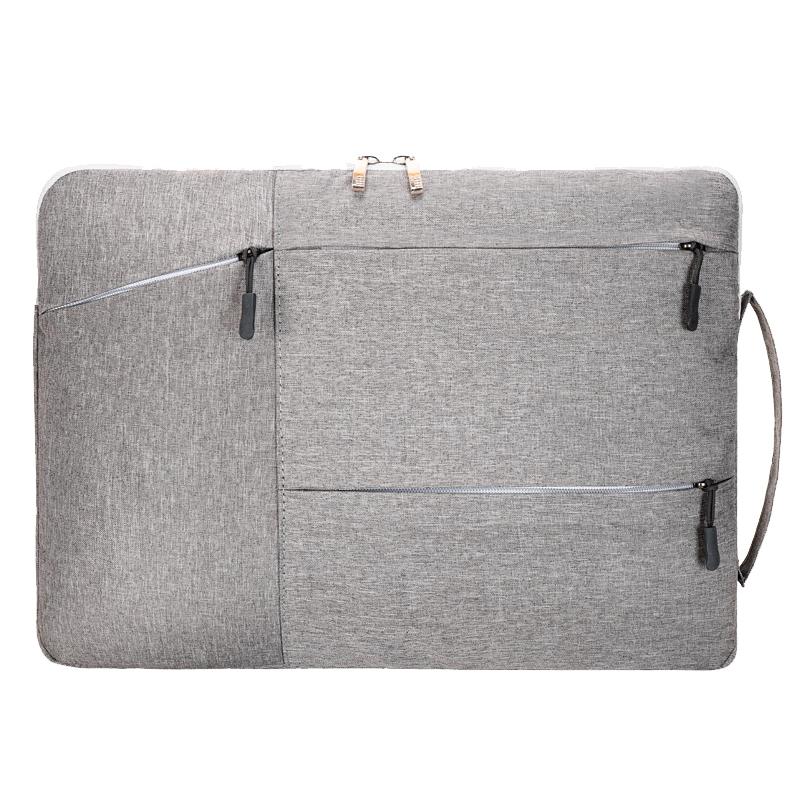 NNEDSZ Portable Laptop Handbag - Fits 15.4-16 Inch - Casual Design - Grey