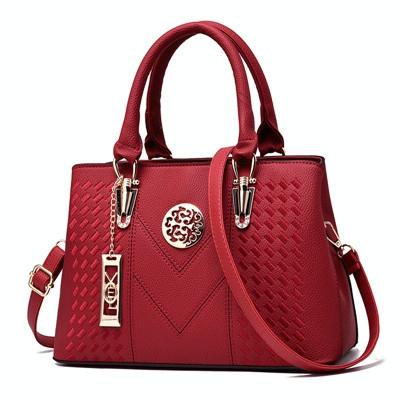 NNEDSZ Women Leather Messenger Handbag - Stylish And Functional - Red