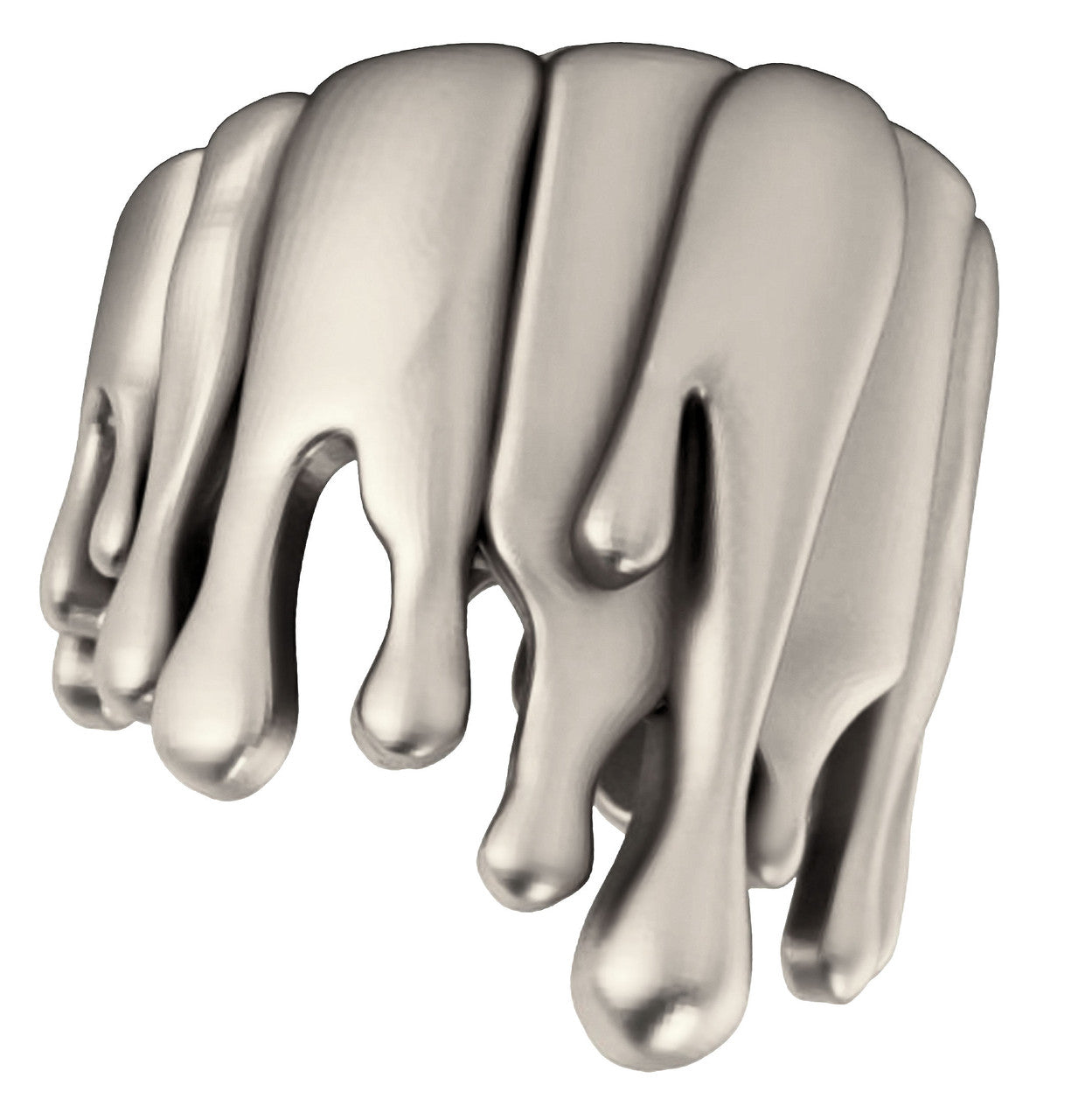 Antonio Wehrli Gravity Paint Drip Ring: Art into Jewelry-Sterling Silver